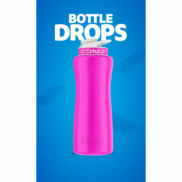 Limited Edition: 32oz. Neon Fuchsia Steel Bottle & Lid